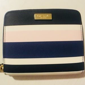 Kate Spade Darci striped Wallet NWT